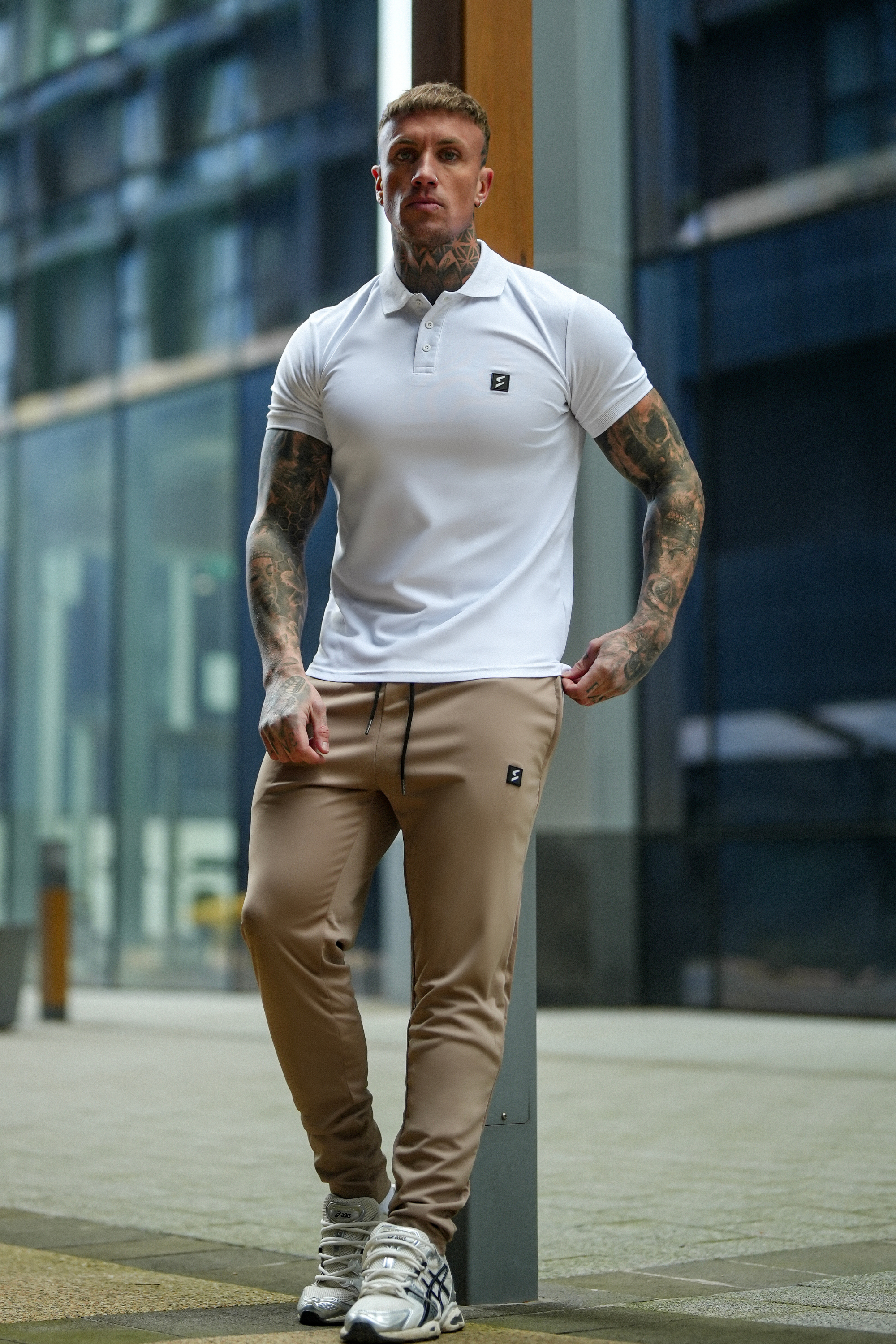 SPD White Polo