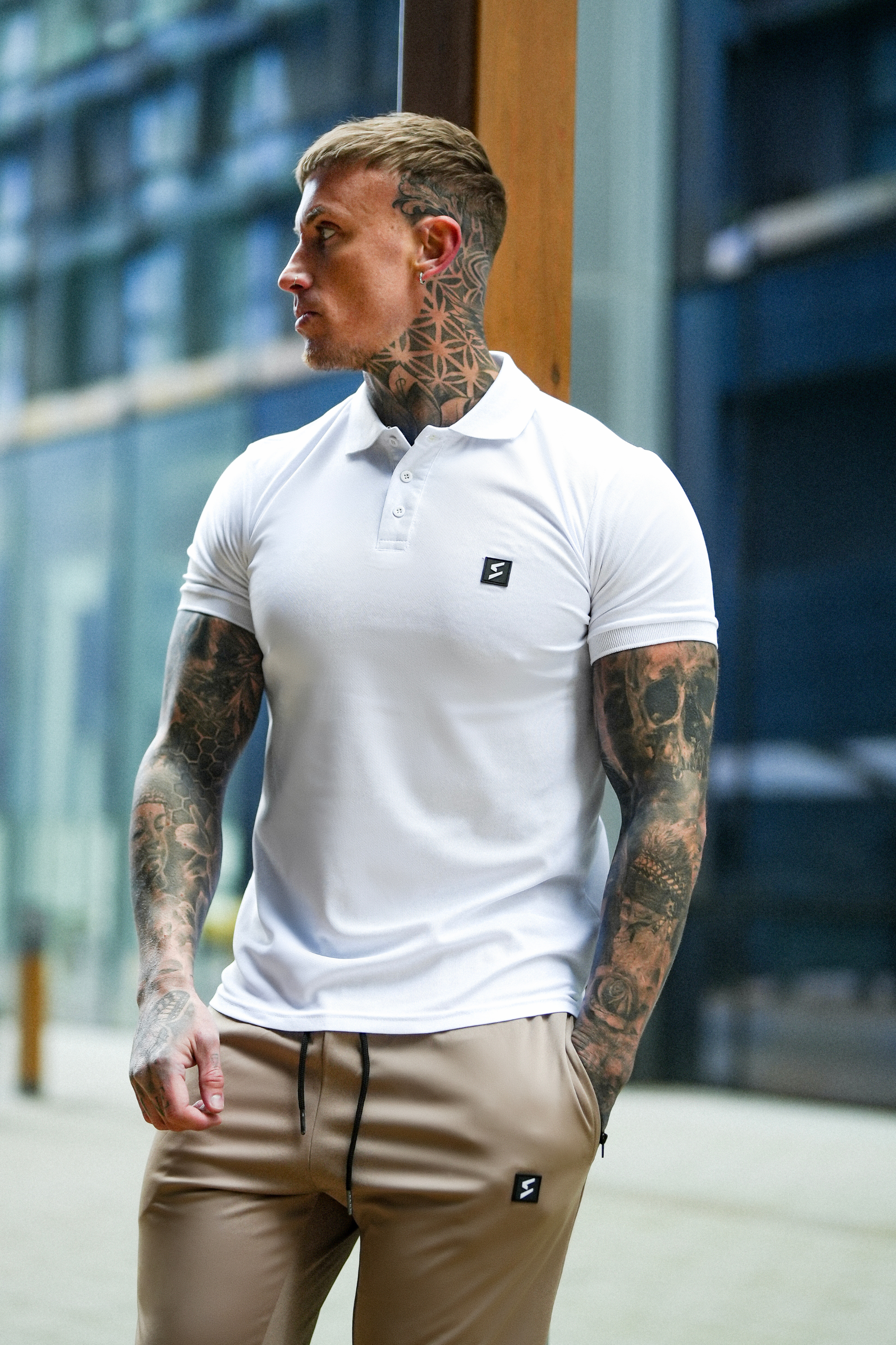 SPD White Polo