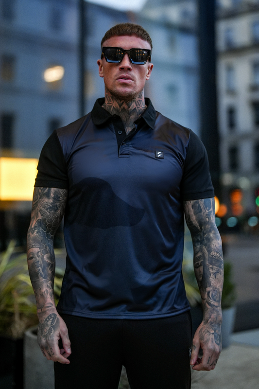 SPD BLACK CAMOUFLAGE POLO