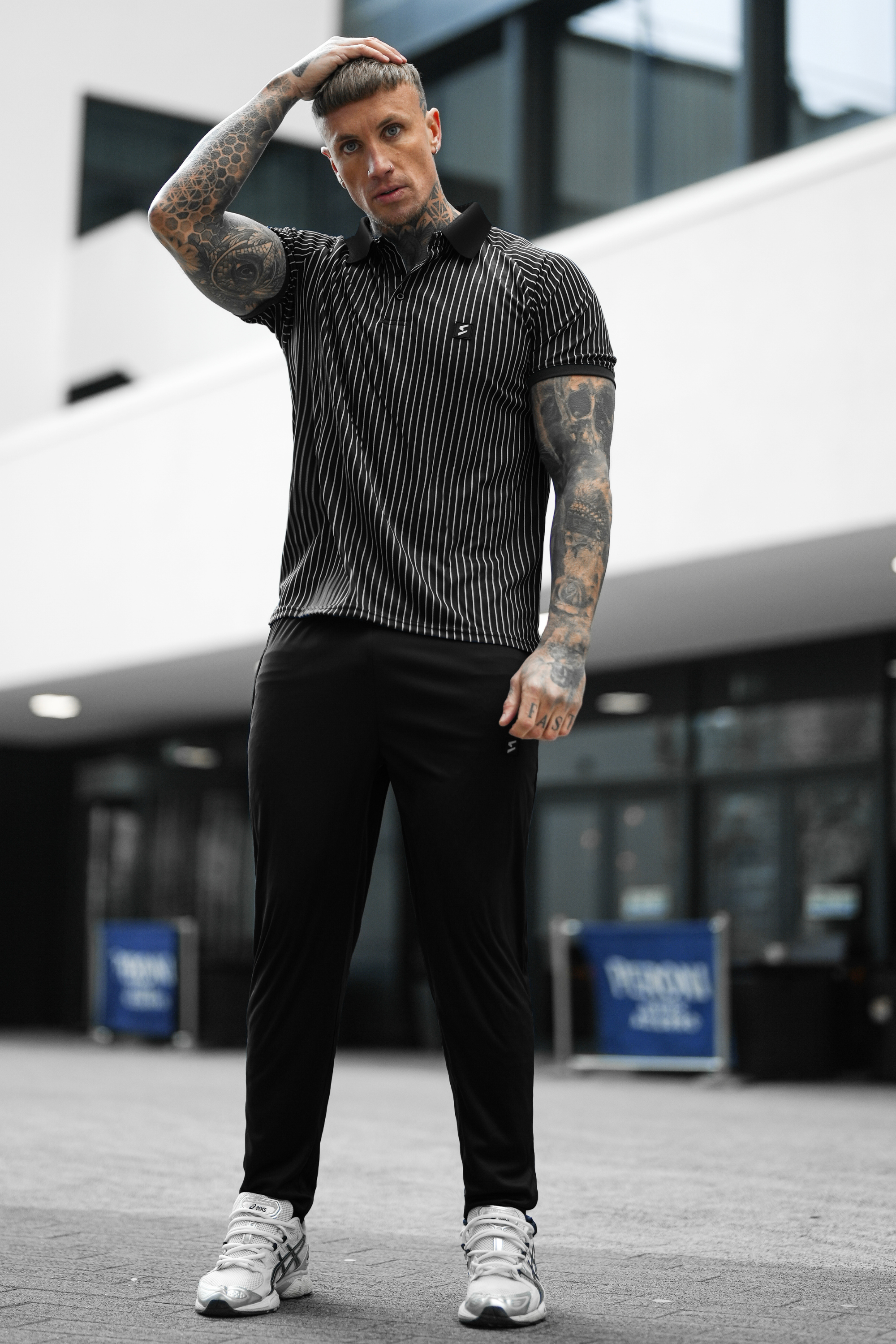 SPD Black Stripe Tracksuit