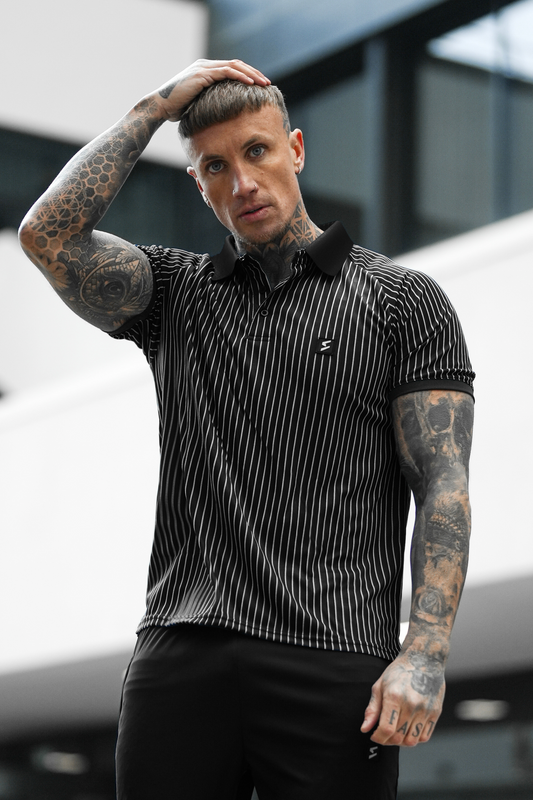 SPD Black Stripe Polo
